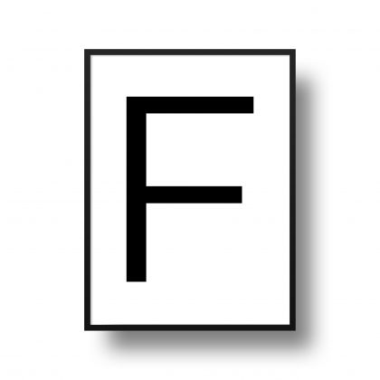 LETRA F